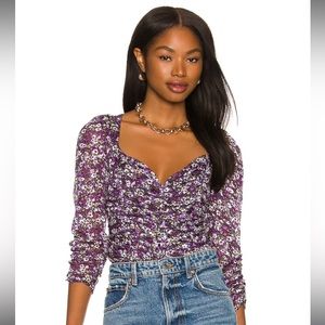 ASTR Colima Top in Purple Multi